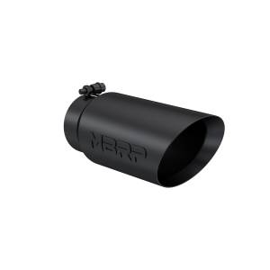 MBRP Exhaust Armor BLK Exhaust Tip,  4 in. Inlet Diameter - T5053BLK