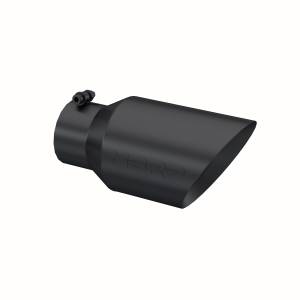 MBRP Exhaust Armor BLK Exhaust Tip,  4 in. Inlet Diameter - T5072BLK