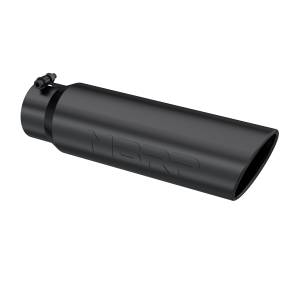 MBRP Exhaust Armor BLK Exhaust Tip,  4 in. Inlet Diameter - T5124BLK