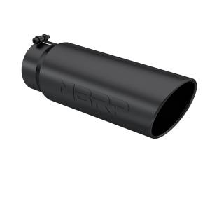 MBRP Exhaust Armor BLK Exhaust Tip,  5 in. Inlet Diameter - T5125BLK