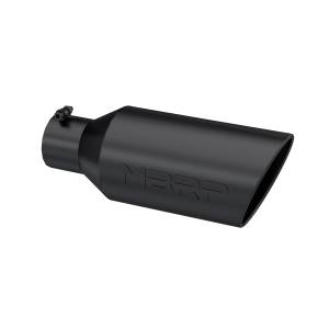 MBRP Exhaust Armor BLK Exhaust Tip,  4 in. Inlet Diameter - T5126BLK