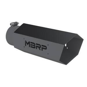 MBRP Exhaust Armor BLK Exhaust Tip,  4 in. Inlet Diameter - T5165BLK