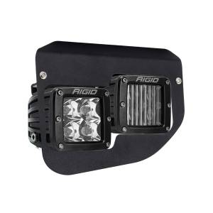 Rigid Industries Designed to replace the OEM fog lights in the 2020+Ford Super Duty with a pair of D-Series SAE PRO lights and D-Series Spot lights. The kit comes with everything you will need to install and connect RIGID s D-series lights to your Super -
