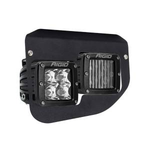 Rigid Industries - Rigid Industries Designed to replace the OEM fog lights in the 2020+Ford Super Duty with a pair of D-Series SAE PRO lights and D-Series Spot lights. The kit comes with everything you will need to install and connect RIGID s D-series lights to your Super - - Image 1