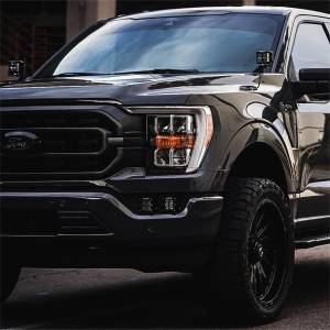 Rigid Industries - RIGID s 2021+Ford F-150 Fog Kit is designed to replace the OEM fog lights in the 2021+Ford F-150 with a pair of D-Series SAE Pro lights and a pair of D-Series Spot lights. The kit provides everything you need to install and connect RIGID - 46740 - Image 3