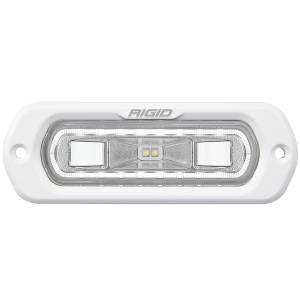 RIGID Industries SR-L Series Marine Spreader Pod 2 Wire Flush Mount White Housing With White Halo - 51200