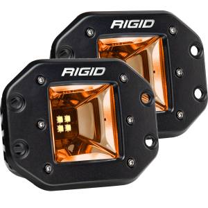 Rigid Industries - Rigid Industries Radiance+RBGW flush-mounted Pod Scene Light provides a flush mount option for an already epic light. With the ability to toggle between eight backlight options this light is feature-packed and delivers a stylish approach to scene lighting - Image 3