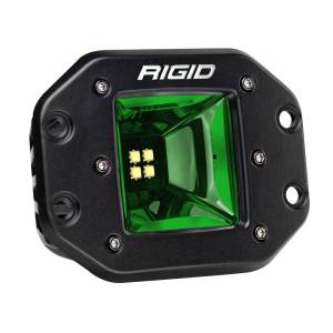 Rigid Industries - Rigid Industries Radiance+RBGW flush-mounted Pod Scene Light provides a flush mount option for an already epic light. With the ability to toggle between eight backlight options this light is feature-packed and delivers a stylish approach to scene lighting - Image 6