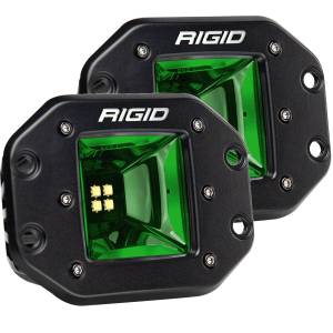 Rigid Industries - Rigid Industries Radiance+RBGW flush-mounted Pod Scene Light provides a flush mount option for an already epic light. With the ability to toggle between eight backlight options this light is feature-packed and delivers a stylish approach to scene lighting - Image 7