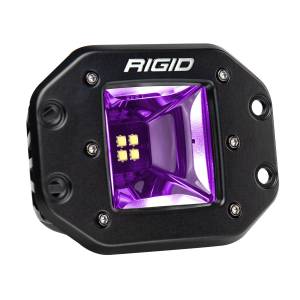 Rigid Industries - Rigid Industries Radiance+RBGW flush-mounted Pod Scene Light provides a flush mount option for an already epic light. With the ability to toggle between eight backlight options this light is feature-packed and delivers a stylish approach to scene lighting - Image 10