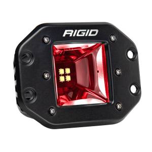 Rigid Industries - Rigid Industries Radiance+RBGW flush-mounted Pod Scene Light provides a flush mount option for an already epic light. With the ability to toggle between eight backlight options this light is feature-packed and delivers a stylish approach to scene lighting - Image 12