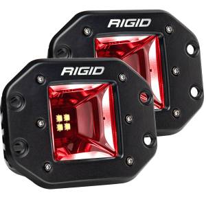 Rigid Industries - Rigid Industries Radiance+RBGW flush-mounted Pod Scene Light provides a flush mount option for an already epic light. With the ability to toggle between eight backlight options this light is feature-packed and delivers a stylish approach to scene lighting - Image 13