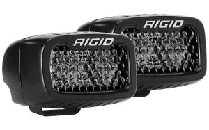 Rigid Industries SR-M SERIES PRO SPOT DIFFUSED MIDNIGHT SURFACE MOUNT PAIR - 902513BLK