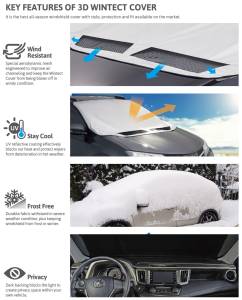 3D MAXpider - 3D MAXpider Wintect Windshield Cover,  Size C - 1781-C - Image 2