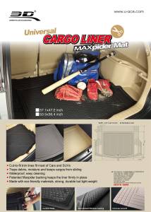 3D MAXpider - 3D MAXpider Universal Cargo Liner,  L 36.4 in. x W 53.5 in. - 2175M-01 - Image 3