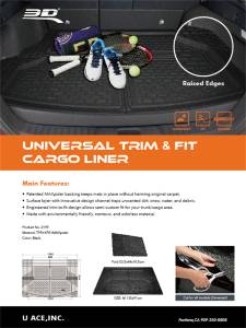 3D MAXpider - 3D MAXpider Universal Cargo Liner,  Trim Fit - 2199L-09 - Image 4