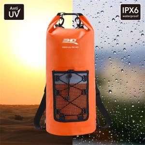 3D MAXpider - 3D MAXpider Roll-Top Dry Bag Backpack,  Orange - 6117-21 - Image 2