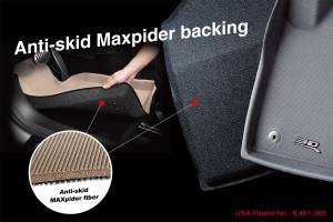 3D MAXpider - 3D MAXpider MAXTRAC Floor Mat,  Black - A5FR10101809 - Image 2