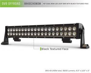 DV8 Offroad - DV8 Offroad LED Light Bar,  40 in. - BR40E240W3W - Image 1