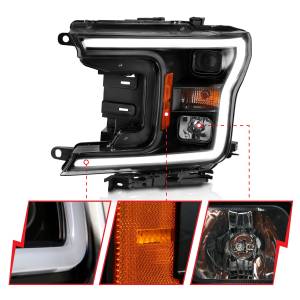 Anzo USA - Anzo USA Projector Headlight Set w/Halo,  w/Plank Style - 111467 - Image 4