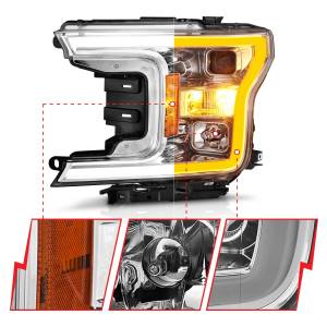 Anzo USA - Anzo USA Projector Headlight Set,  w/Plank Style Switchback - 111510 - Image 4