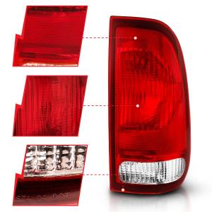 Anzo USA - Anzo USA Tail Light Assembly,  Red/Clear Lens - 311307 - Image 3