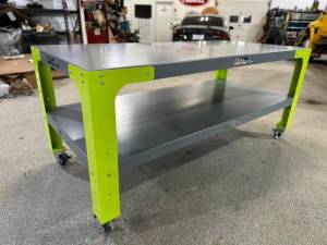 Wehrli Custom Fabrication - Wehrli Custom Fabrication 32 in. x 90 in. Modular Steel Work Bench - WCF25-3290-120 - Image 5