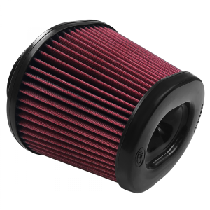 S&B Air Filter For Intake Kits 75-5105,75-5054 Oiled Cotton Cleanable Red - KF-1051