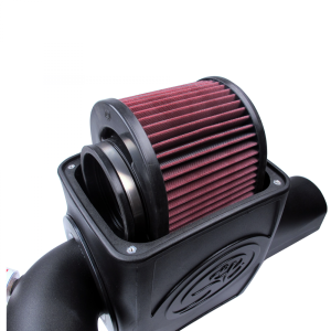 S&B - S&B Cold Air Intake For 03-07 Ford F250 F350 F450 F550 V8-6.0L Powerstroke Cotton Cleanable Red - 75-5070 - Image 5