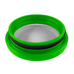 S&B - S&B Turbo Screen 6.0 Inch Lime Green Stainless Steel Mesh W/Stainless Steel Clamp - 77-3008 - Image 2