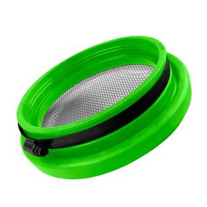 S&B - S&B Turbo Screen 6.0 Inch Lime Green Stainless Steel Mesh W/Stainless Steel Clamp - 77-3008 - Image 4