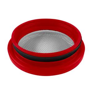 S&B - S&B Turbo Screen 5.0 Inch Red Stainless Steel Mesh W/Stainless Steel ClampS&B - 77-3004 - Image 2