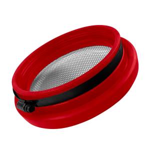 S&B - S&B Turbo Screen 5.0 Inch Red Stainless Steel Mesh W/Stainless Steel ClampS&B - 77-3004 - Image 4