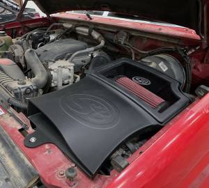 S&B - S&B Cold Air Intake For 94-97 Ford F250 F350 V8-7.3L Powerstroke Cotton Cleanable Red - 75-5131-1 - Image 3