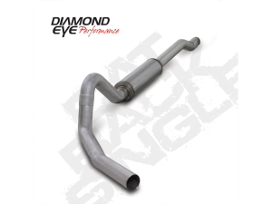 Diamond Eye Performance Cat Back Exhaust 03-06 Excursion 6.0L 4 Inch With Muffler Aluminized Diesel Exhaust - K4354A