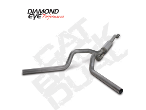 Diamond Eye Performance Cat Back Exhaust 03-07 Ford F250/F350 Superduty 6.0L 4 inch With Muffler Split Rear/Side Stainless - K4340S