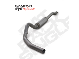 Diamond Eye Performance Cat Back Exhaust For 03-07 Ford F250/F350 Superduty 6.0L 4 inch Single Side With Muffler Stainless - K4338S