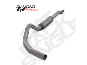 Diamond Eye Performance Cat Back Exhaust For 03-07 Ford F250/F350 Superduty 6.0L 4 Inch With Muffler Single Pass Aluminized - K4338A