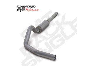 Diamond Eye Performance Cat Back Exhaust 94-97.5 Ford F250/F350 Superduty 4 Inch Single In/Out Pass With Muffler Aluminum - K4310A