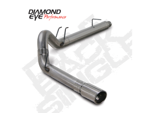 Diamond Eye Performance Filter Back Exhaust For 08-10 Ford F250/F350 Superduty 6.4L Powerstroke 5 Inch Stainless Steel - K5364S
