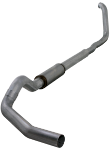 Diamond Eye Performance Turbo Back Exhaust 00-03.5 F250/F350 5 Inch Single In/ Single Out Pass With Muffler Stainless - K5323S