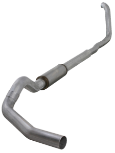 Diamond Eye Performance - Diamond Eye Performance Turbo Back Exhaust For 00-03.5 Ford F250/F350 Superduty 7.3L 5 Inch Single Pass No Muffler Aluminum - K5323A-RP - Image 2