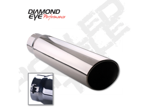 Diamond Eye Performance Exhaust Tail Pipe Tip Bolt-On Turn Down 5 inch ID X 6 Inch OD X 18 Inch Long - 5618BRA