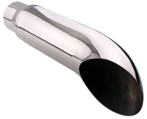 Diamond Eye Performance - Diamond Eye Performance Exhaust Tail Pipe Tip Vented Rolled Angle 4 inch ID X 5 Inch OD X 16 Inch Long - 4418TD - Image 2