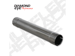 Diamond Eye Performance Diesel Muffler Replacement 30 Inch 4 Inch Inlet/Outlet Stainless Performance Muffler Replacement - 510210