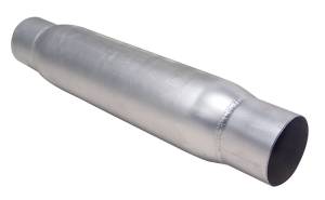 Diamond Eye Performance - Diamond Eye Performance Exhaust Resonator 4 Inch Aluminized Performance Quiet Tone Resonator With Ends Top - 400405 - Image 2