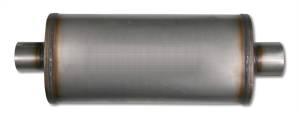 Diamond Eye Performance - Diamond Eye Performance Diesel Muffler 28 Inch Oval 3.5 Inch Center Inlet/Outlet Stainless Performance Perforated - 360010 - Image 2