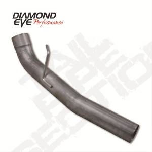 Diamond Eye Performance Exhaust Pipe 4 Inch 08-10 Ford F250/F350 Superduty Second Section Pass Stainless Performance Series - 165041