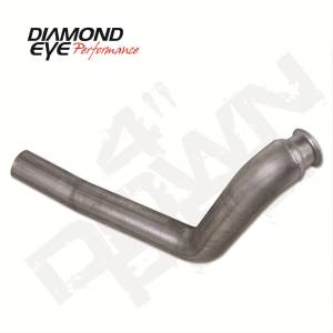 Diamond Eye Performance Turb Down Pipe First Section 03-07 F250/F350 3.5 Inlet/Outlet No Sensor Performance Stainless - 165030