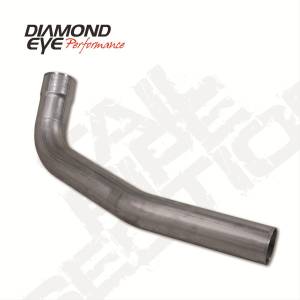 Diamond Eye Performance - Diamond Eye Performance Exhaust Pipe 3.8 Foot Tubing 4 Inch Outlet 98-02 Ford E-Series Second Section Pass Steel Aluminized - 124014 - Image 1